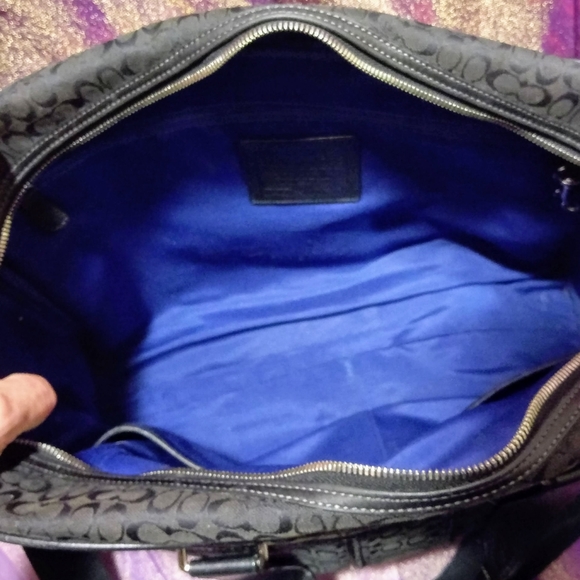 Vintage COACH Monogram canvas laptop case - Picture 4 of 10